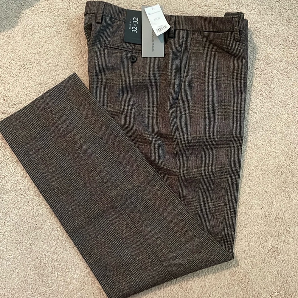 Banana Republic (Tessuto Marzotto) slim fit dress pants